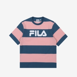 Fila Candy Striped - Poikien Poolopaita - Persikka | FI-94299